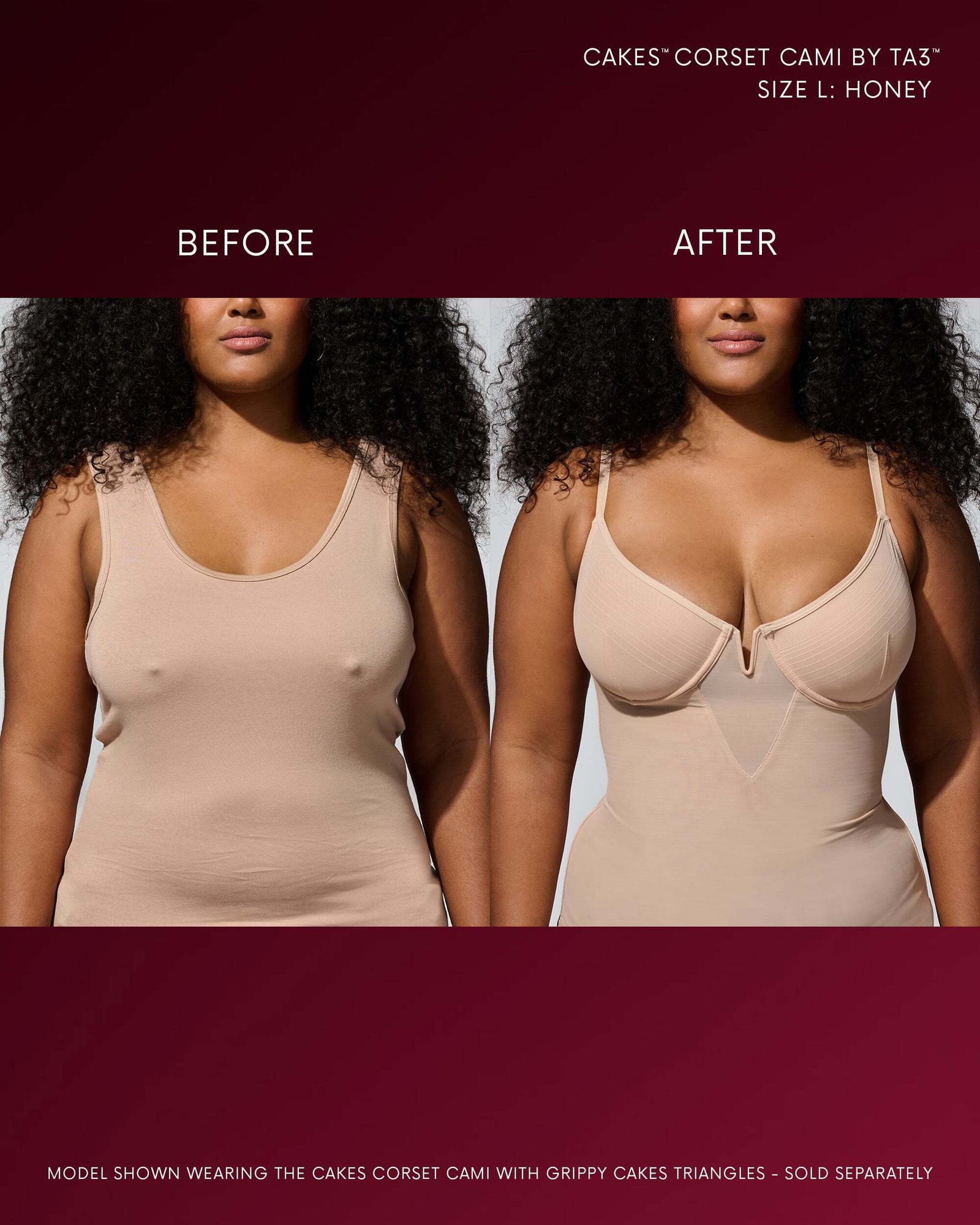 CAKES™ Corset Cami by TA3™